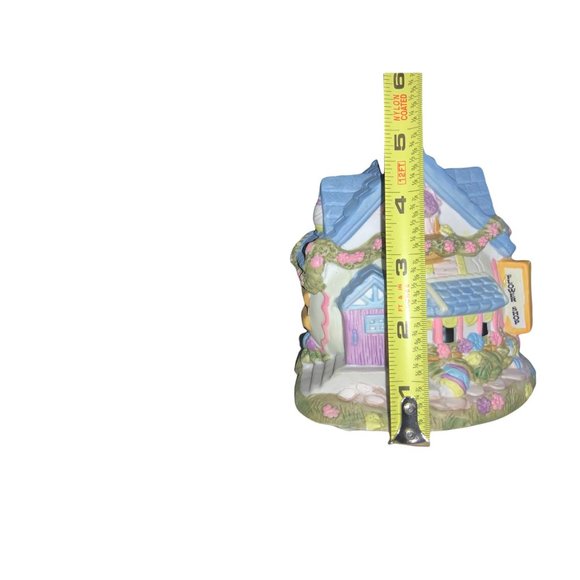 Easter Village Flower Shop House Ceramic Building - Picture 6 of 6